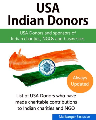 indian charities in usa.